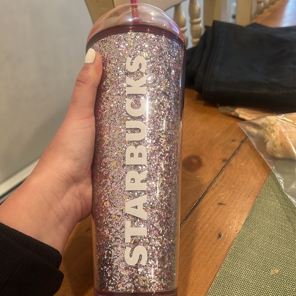 Starbucks Sparkle Dome Lid Cold Cup Tumbler, 24 oz host pick - Picture 9 of 15